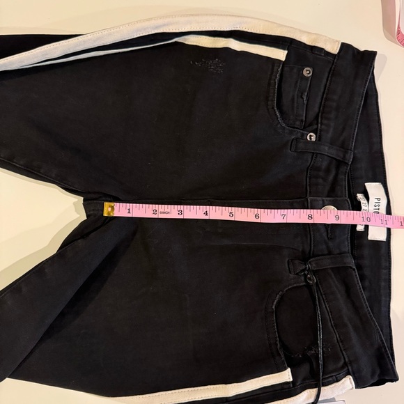 PISTOLA Womens  Berlin Night Black with White Side Stripe Audrey Skinny Jeans - Picture 4 of 9